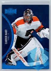 2021-22 Skybox Metal Universe CARTER HART #47 Blue Spectrum